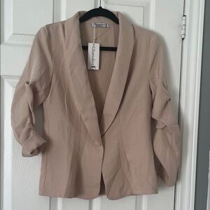 Chamakr Women's Tan Blazer